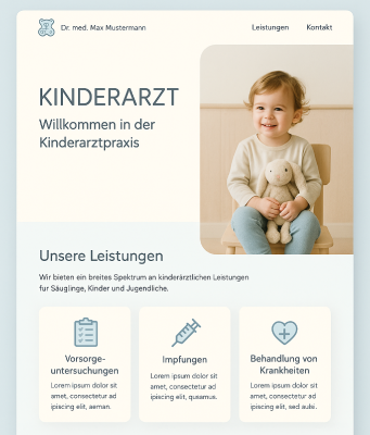 Professionelle Praxis-Website